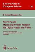 Network and Operating System Support for Digital Audio and Video: Third International Workshop, La Jolla, California, Usa, November 12-13, 1992. Proce