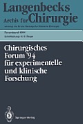 111. Kongre? Der Deutschen Gesellschaft F?r Chirurgie M?nchen, 5.-9. April 1994