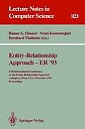 Entity-Relationship Approach - Er '93: 12th International Conference on the Entity-Relationship Approach, Arlington, Texas, Usa, December 15 - 17, 199