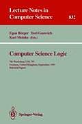 Computer Science Logic: 7th Workshop, CSL '93, Swansea, United Kingdom, September 13 - 17, 1993. Selected Papers