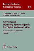 Network and Operating System Support for Digital Audio and Video: 4th International Workshop Nossdav '93, Lancaster, Uk, November 3-5, 1993. Proceedin