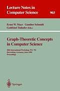 Graph-Theoretic Concepts in Computer Science: 20th International Workshop. Wg '94, Herrsching, Germany, June 16 - 18, 1994. Proceedings