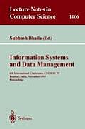 Information Systems and Data Management: 6th International Conference, Cismod '95, Bombay, India, November 15-17, 1995. Proceedings