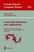 Constraint Databases and Applications: Esprit Wg Contessa Workshop, Friedrichshafen, Germany, September, 8 - 9, 1995. Proceedings
