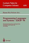 Programming Languages and Systems - ESOP '96: 6th European Symposium on Programming, Link?ping, Sweden, April, 22 - 24, 1996. Proceedings