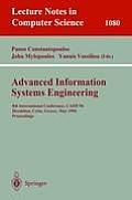 Advanced Information Systems Engineering: 8th International Conference, Caise'96, Herakleion, Crete, Greece, May (20-24), 1996. Proceedings