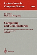 Computing and Combinatorics: Second Annual International Conference, Cocoon '96, Hong Kong, June 17-19, 1996. Proceedings