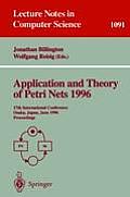Application and Theory of Petri Nets 1996: 17th International Conference, Osaka, Japan, June 24-28, 1996. Proceedings