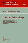 Computer Science Logic: 9th International Workshop, CSL '95, Annual Conference of the Eacsl Paderborn, Germany, September 22-29, 1995. Selecte