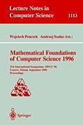 Mathematical Foundations of Computer Science 1996: 21st International Symposium, Mfcs' 96, Crakow, Poland, September 2 - 6, 1996. Proceedings