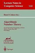 Algorithmic Number Theory: Second International Symposium, Ants-II, Talence, France, May 18 - 23, 1996, Proceedings