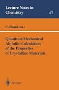 Quantum-Mechanical Ab-Initio Calculation of the Properties of Crystalline Materials