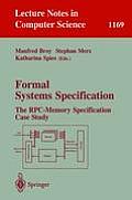 Formal Systems Specification: The Rpc-Memory Specification Case Study