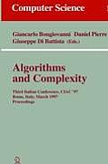 Algorithms and Complexity: Third Italian Conference, Ciac'97, Rome, Italy, March 12-14, 1997, Proceedings