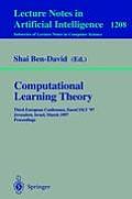 Computational Learning Theory: Third European Conference, Eurocolt '97, Jerusalem, Israel, March 17 - 19, 1997, Proceedings