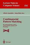 Combinatorial Pattern Matching: 8th Annual Symposium, CPM 97, Aarhus, Denmark, June/July 1997. Proceedings