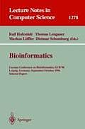 Bioinformatics: German Conference on Bioinformatics, Gcb' 96, Leipzig, Germany, September 30 - October 2, 1996. Selected Papers
