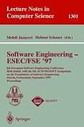 Software Engineering - Esec-Fse '97: 6th European Software Engineering Conference Held Jointly with the 5th ACM Sigsoft Symposium on the Foundations o