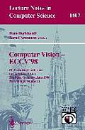 Computer Vision - Eccv'98: 5th European Conference on Computer Vision, Freiburg, Germany, June 2-6, 1998, Proceedings, Volume II
