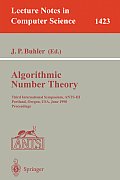 Algorithmic Number Theory: Third International Symposium, Ants-III, Portland, Orgeon, Usa, June 21-25, 1998, Proceedings