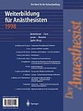 Der Anaesthesist Weiterbildung F?r An?sthesisten 1998: Ihre Basis F?r Die Facharztpr?fung