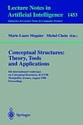 Conceptual Structures: Theory, Tools and Applications: 6th International Conference on Conceptual Structures, Iccs'98, Montpellier, France, August, 10
