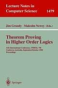 Theorem Proving in Higher Order Logics: 11th International Conference, Tphols'98, Canberra, Australia, September 27 - October 1, 1998, Proceedings