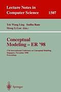 Conceptual Modeling - Er '98: 17th International Conference on Conceptual Modeling, Singapore, November 16-19, 1998, Proceedings
