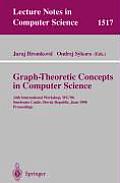 Graph-Theoretic Concepts in Computer Science: 24th International Workshop, Wg'98, Smolenice Castle, Slovak Republic, June 18-20, Proceedings