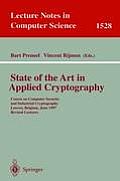 State of the Art in Applied Cryptography: Course on Computer Security and Industrial Cryptography, Leuven, Belgium, June 3-6, 1997 Revised Lectures
