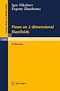 Flows on 2-Dimensional Manifolds: An Overview