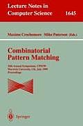 Combinatorial Pattern Matching: 10th Annual Symposium, CPM 99, Warwick University, Uk, July 22-24, 1999 Proceedings