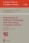 Foundations of Software Technology and Theoretical Computer Science: 19th Conference, Chennai, India, December 13-15, 1999 Proceedings