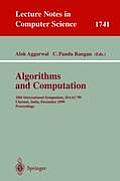 Algorithms and Computations: 10th International Symposium, Isaac'99, Chennai, India, December 16-18, 1999 Proceedings