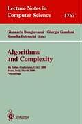 Algorithms and Complexity: 4th Italian Conference, Ciac 2000 Rome, Italy, March 1-3, 2000 Proceedings