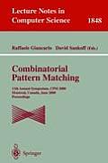 Combinatorial Pattern Matching: 11th Annual Symposium. CPM 2000, Montreal, Canada, June 21-23, 2000, Proceedings