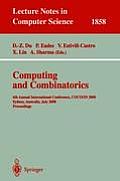 Computing and Combinatorics: 6th Annual International Conference, Cocoon 2000, Sydney, Australia, July 26-28, 2000 Proceedings