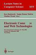 Electronic Commerce and Web Technologies: First International Conference, Ec-Web 2000 London, Uk, September 4-6, 2000 Proceedings