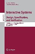 Interactive Systems. Design, Specification, and Verification: 13th International Workshop, Dsvis 2006, Dublin, Ireland, July 26-28, 2006, Revised Pape