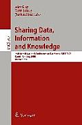Sharing Data, Information and Knowledge: 25th British National Conference on Databases, Bncod 25, Cardiff, Uk, July 7-10, 2008, Proceedings