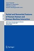 Verbal and Nonverbal Features of Human-Human and Human-Machine Interaction: COST Action 2102 International Conference, Patras, Greece, October 29-31,