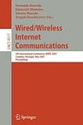 Wired/Wireless Internet Communications: 5th International Conference, WWIC 2007 Coimbra, Portugal, May 23-25, 2007 Proceedings