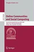 Online Communities and Social Computing: Second International Conference, Ocsc 2007, Held as Part of Hci International 2007, Beijing, China, July 22-2