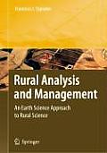 Rural Analysis and Management: An Earth Science Approach to Rural Science