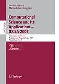 Computational Science and Its Applications - ICCSA 2007: International Conference, Kuala Lumpur, Malaysia, August 26-29, 2007 Proceedings, Part II