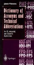 Dictionary Of Acronyms & Technical Abbreviatio