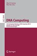 DNA Computing: 13th International Meeting on DNA Computing, Dna13, Memphis, Tn, Usa, June 4-8, 2007, Revised Selected Papers