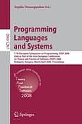 Programming Languages and Systems: 17th European Symposium on Programming, ESOP 2008, Held as Part of the Joint European Conferences on Theory and Pra