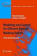 Modeling and Control for Efficient Bipedal Walking Robots: A Port-Based Approach