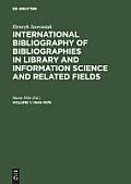 International Bibliography Of Bibliograp